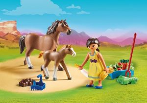 spirit speelgoed,cadeau spirit,pru met paard en veulen,70122 playmobil