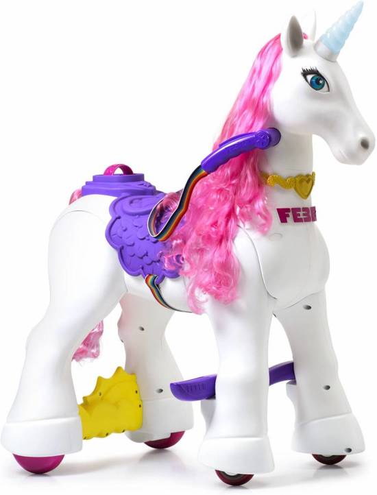 prinsessencadeaus,rijdend speelgoedpaard,rijdende unicorn