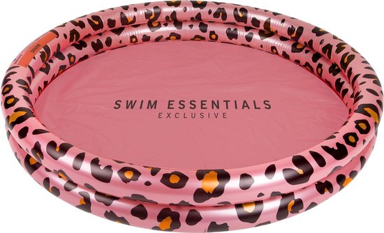 hip kinder zwembadje,opblaasbaar zwembad panter print roze