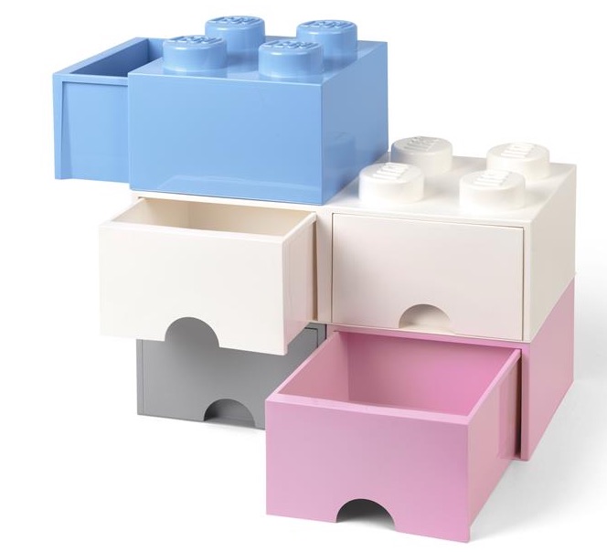 lego opbergdozen,roze lego opbergbox,witte lego opbergbox,blauwe lego opbergbox,grijze lego opbergbox,lego opbergboxen met lades,lego kinderkamer,lego accessoires,lego jongenskamer,lego meisjeskamer