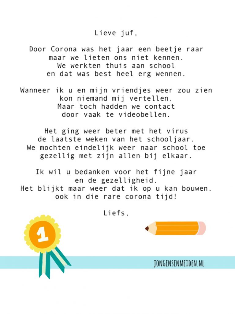 Juffendag cadeautje? Check onze tips! - Jongens en meiden