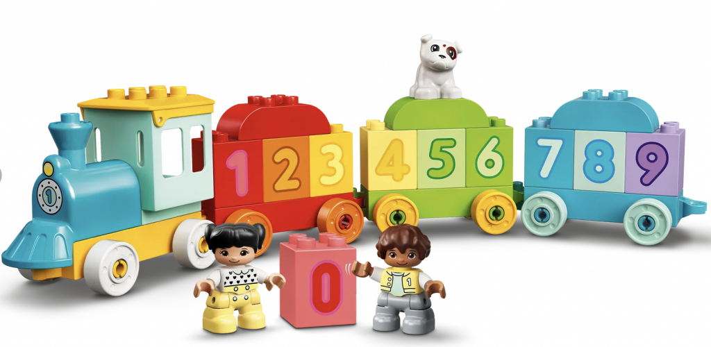 nieuwste lego sets,lego voor peuters,leuk cadeau 1 jaar,leuk cadeautip 2 jaar,cadeau meisje 1,cadeau meisje 2,cadeau meisje 3,cadeau jongen 3 jaar,tip leuk kraamcadeau,LEGO Duplo Getallentrein leren tellen (10954)