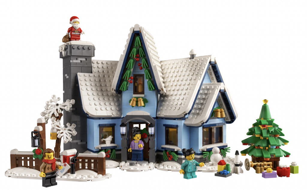 lego bezoek van de kerstman 10293,lego kerst set,kerst lego 