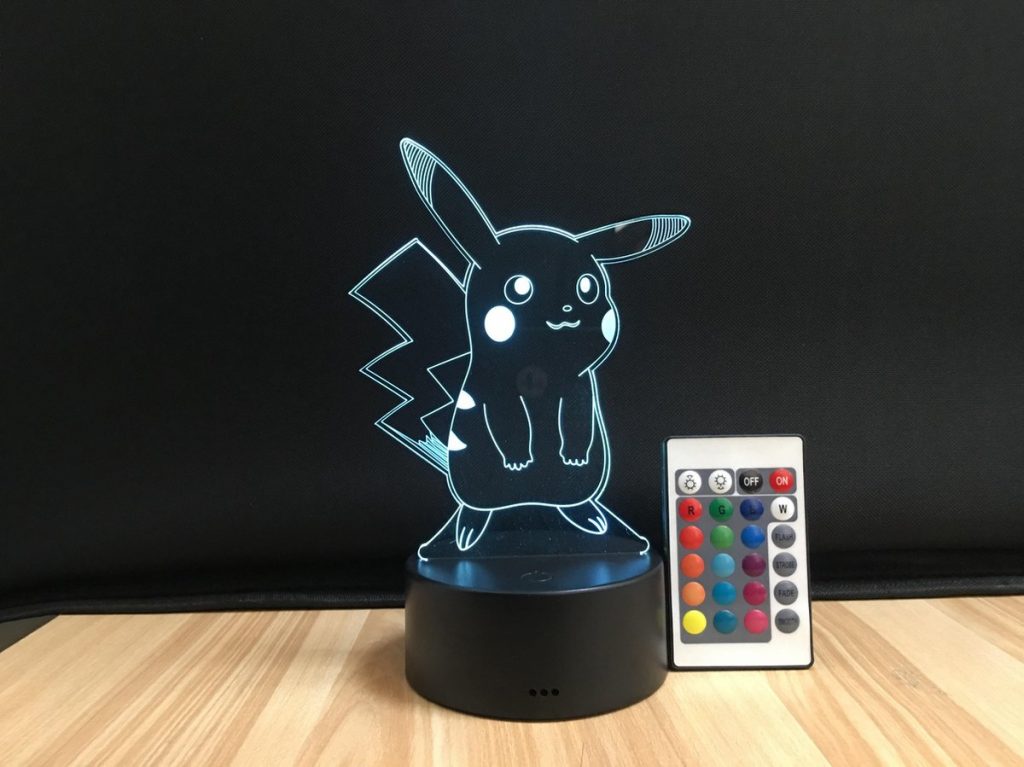 pokemon lamp,pikachu lamp
