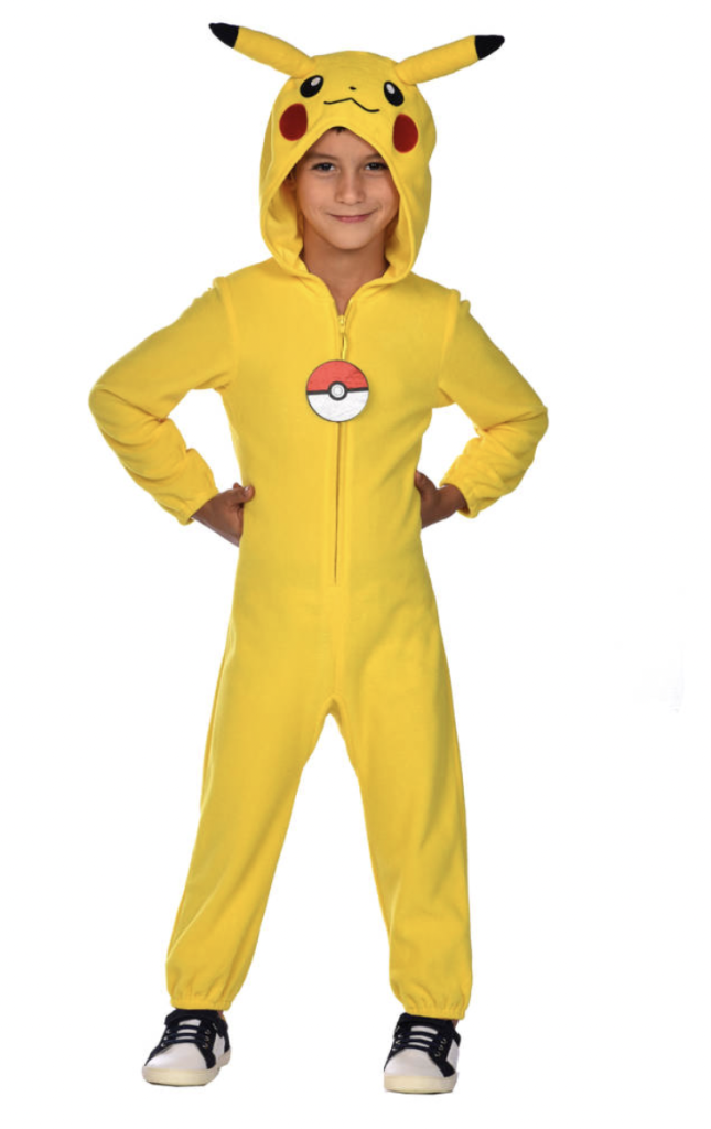 pikachu kostuum kind,pikachu verkleedpak,pikachu onesie