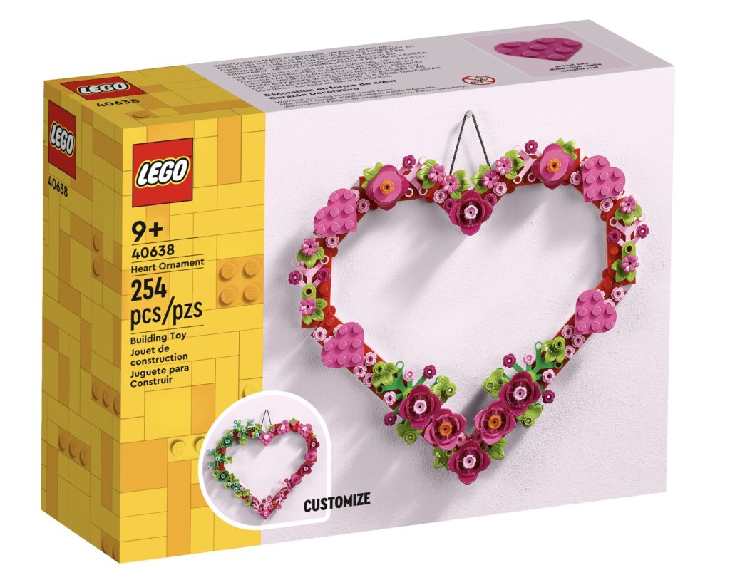 valentijnsdag knutselen tips en ideeen,hart van lego 40638