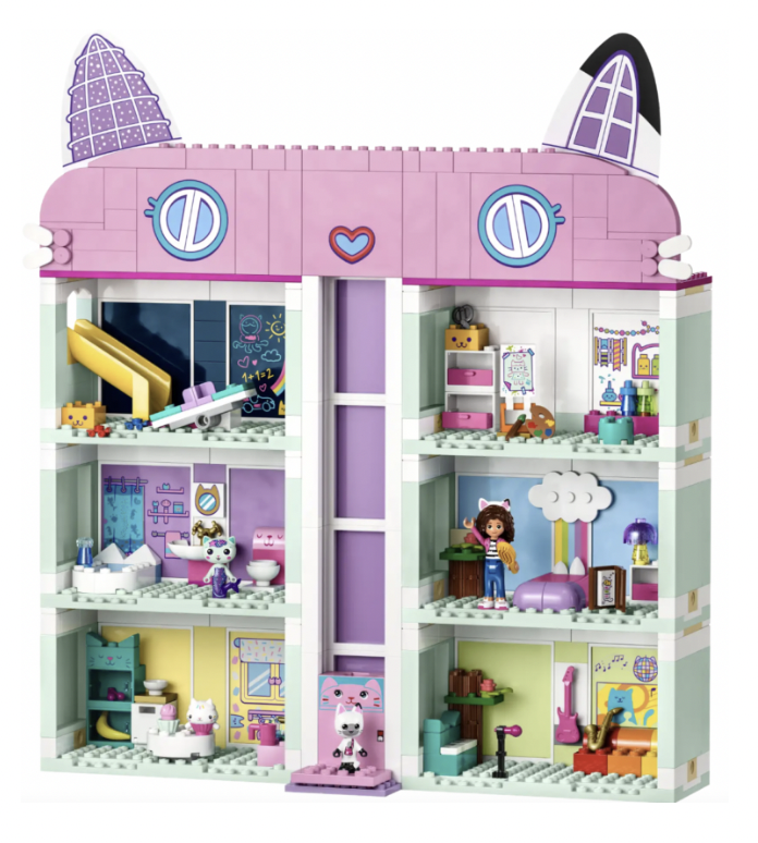 lego gabby's dollhouse,lego gabby's poppenhuis,lego 10788,nieuwe sets van lego,lego meisje 5 jaar 6 jaar 7 jaar