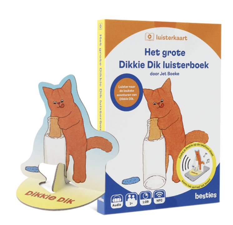 besties luisterkaart dikkie dik jet boeke
