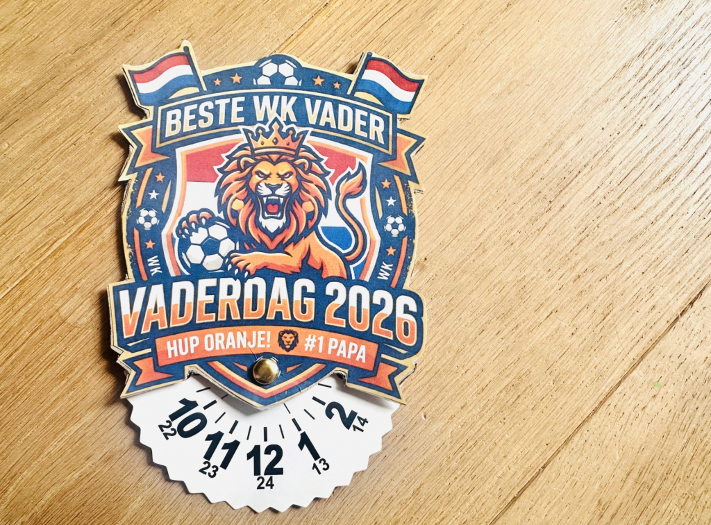 wk parkeerschijf,vaderdag knutselen,vaderdag knutsel idee tips,voetbal knutselen,papa knutsel tips