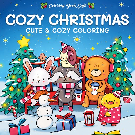 cozy christmas kleurboek