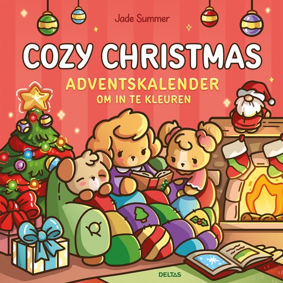 cozy coloring adventskalender jade summer,cozy coloring kerst kleurboek,cozy coloring christmas
